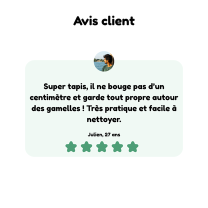 Tapis de Gamelle en Silicone