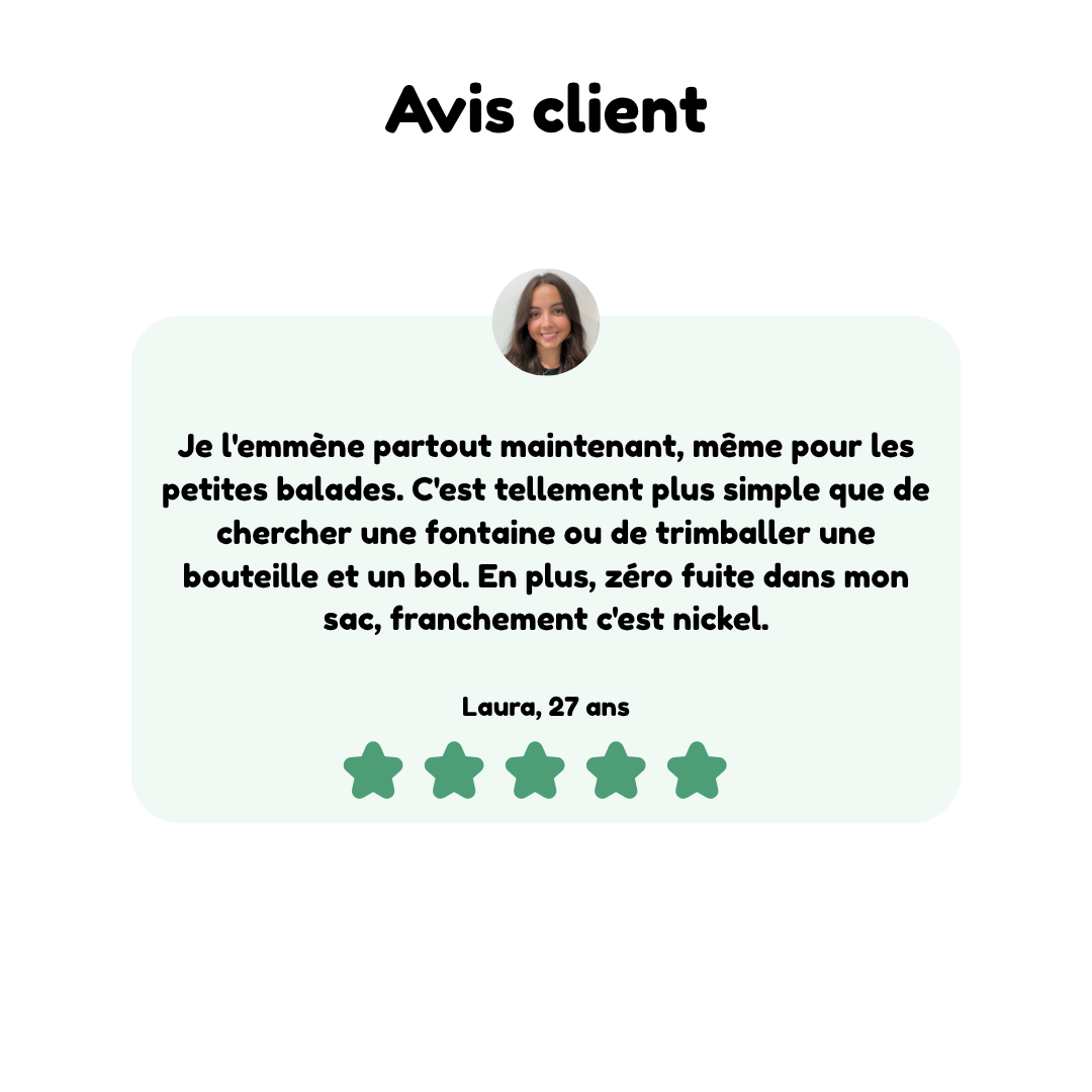 Gourde Portable pour Chien 350ml