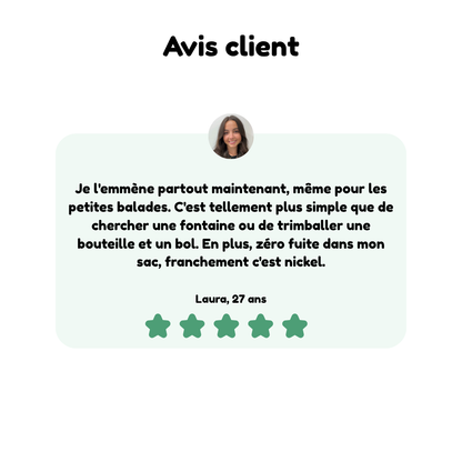 Gourde Portable pour Chien 350ml